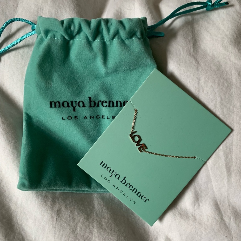 Maya Brenner LOVE bracelet.